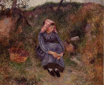 Camille Pissarro : Seated Peasant Woman II